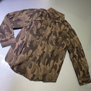 First Wave boys camouflage shirt